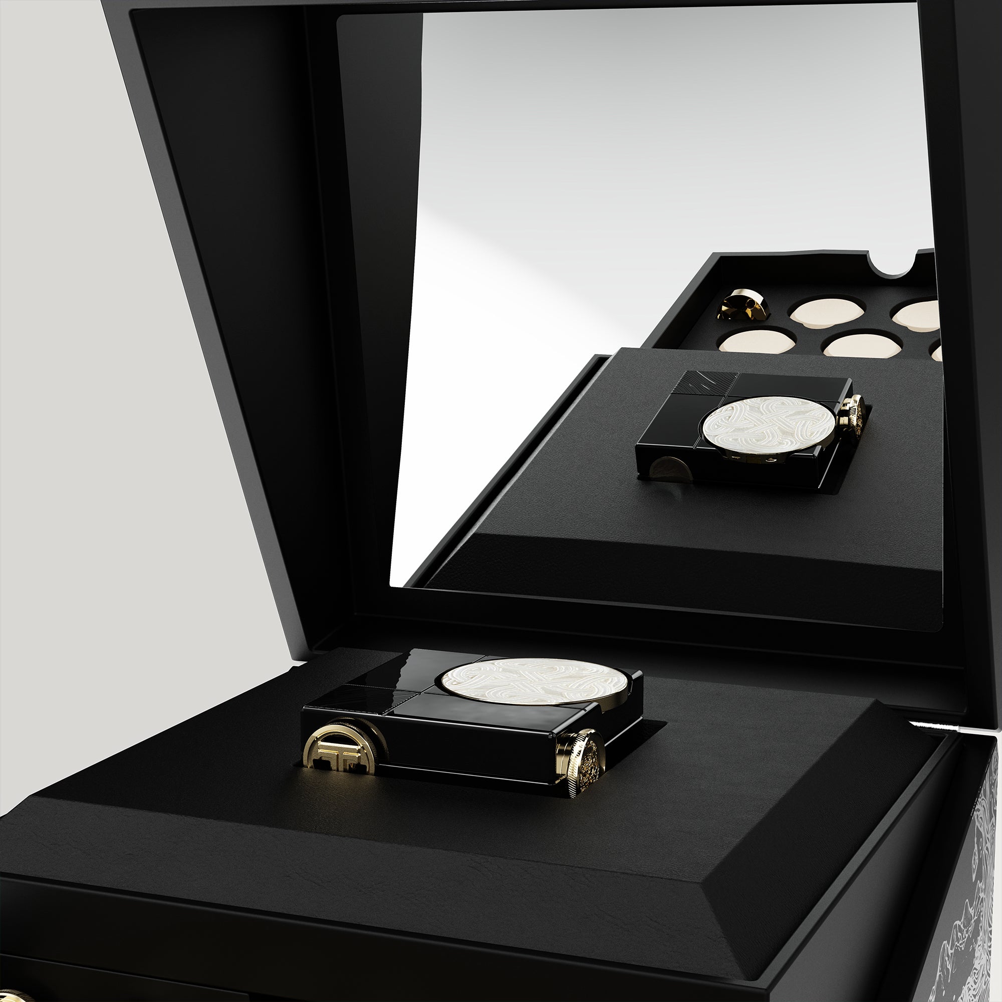 The Eclat de Sardonyx beauty gift set/minaudière