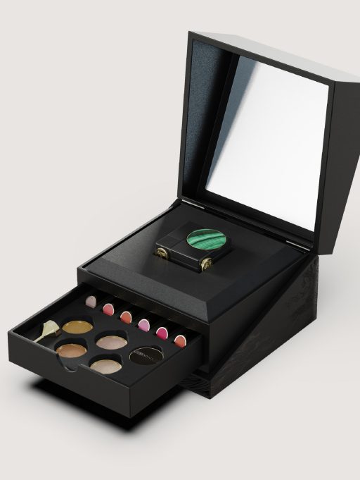 Le Coffret Ultimate – minaudière « Eclat de Malachite »