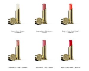 6 Lipsticks Set – 24-Karat Gold Brass